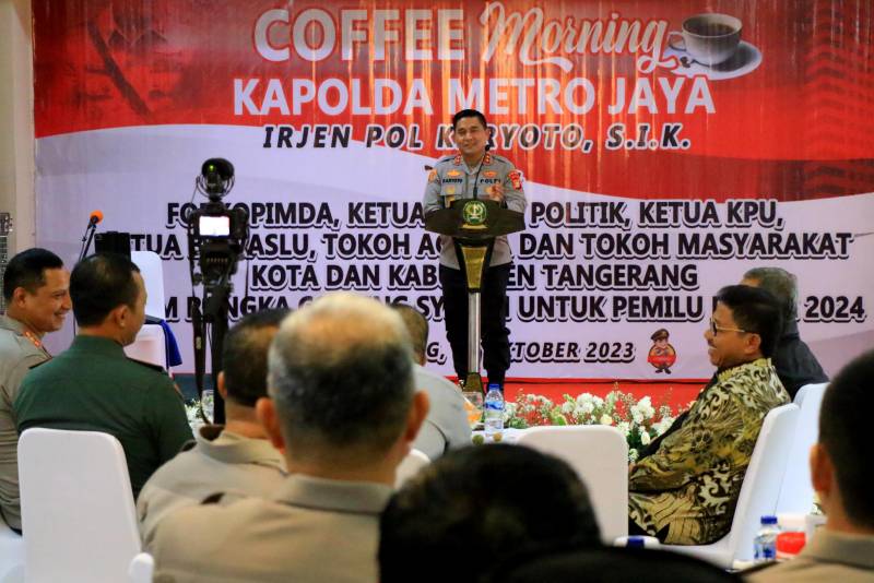 Wakil Wali Kota Tangerang Coffee Morning bersama Kapolda Metro Jaya