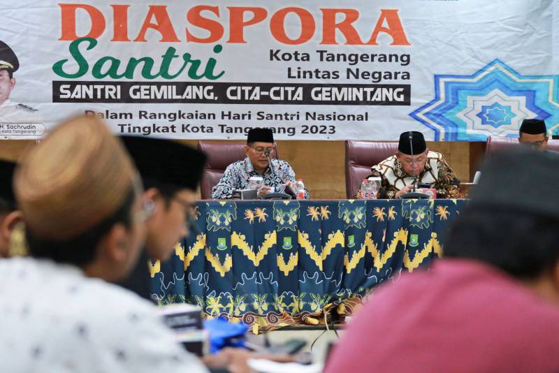 Sekda Kota Tangerang Hadiri Sekaligus Buka Diaspora Santri Yang Diselenggarakan FSPP