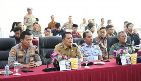 Pj Bupati Hadiri Simulasi Pengamanan, Minta Parpol Wujudkan Pemilu Damai