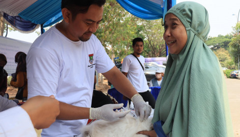DPKP Kabupaten Tangerang Gelar Vaksinasi Rabies Gratis untuk 500 Hewan