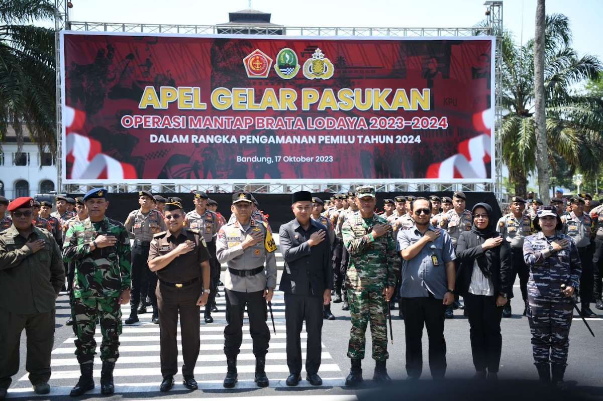 Ciptakan Pemilu Aman dan Damai, Pemdaprov Jawa Barat Dukung Operasi Mantap Brata Lodaya