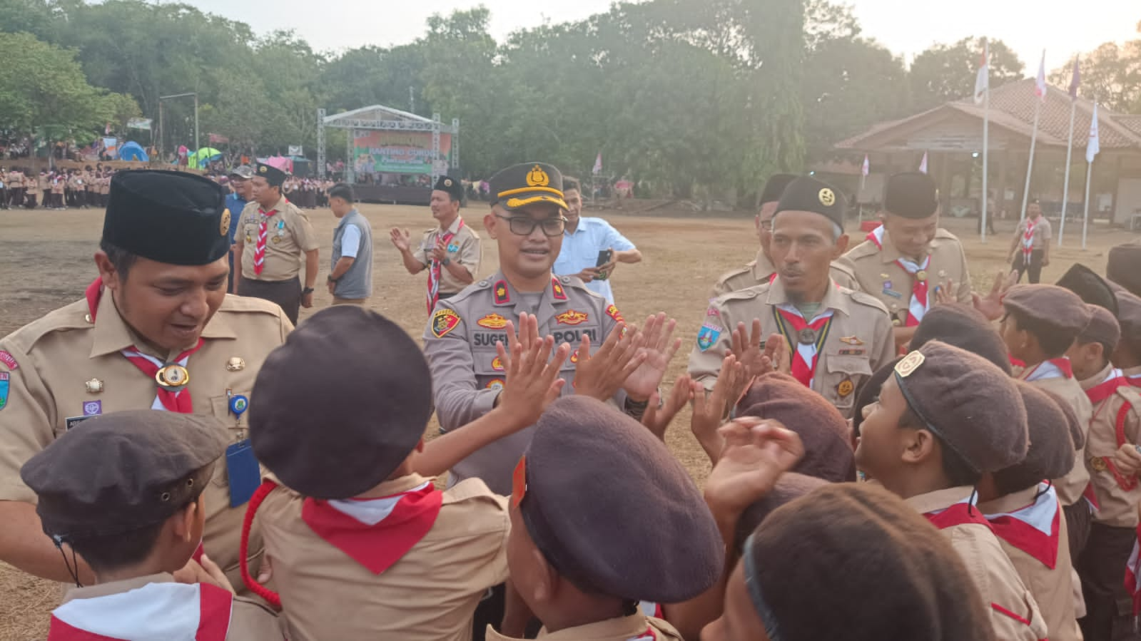 Kapolsek Hadiri Pembukaan Jambore Ranting Curug 2023