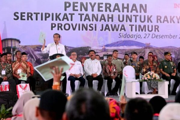 Presiden Joko Widodo Dorong Urusan Sertifikat Tanah Selesai pada Tahun Depan