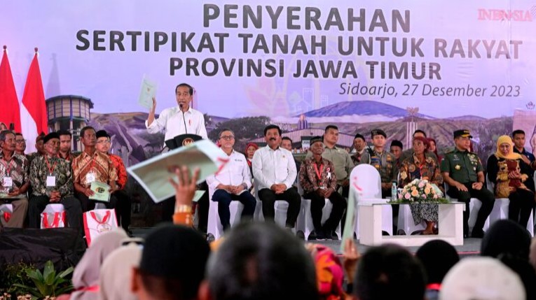 Presiden Joko Widodo Dorong Urusan Sertifikat Tanah Selesai pada Tahun Depan