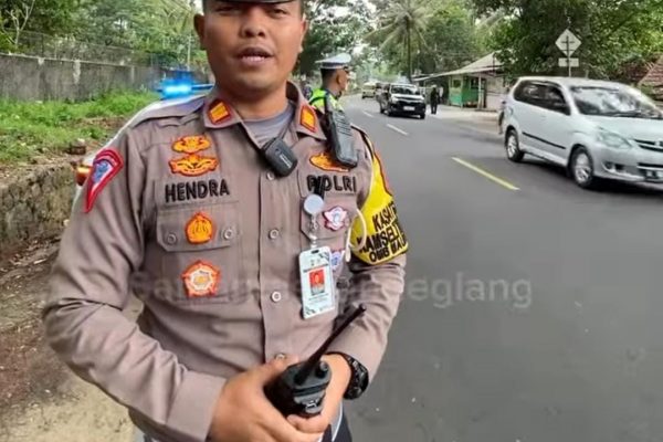 Satlantas Polres Pandeglang Pastikan Keamanan dan Kondusifitas Objek Wisata