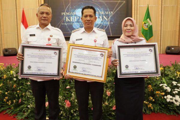 Pemerintah Kabupaten Tangerang Raih Penghargaan dari Ombudsman RI