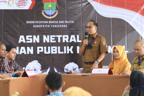 Badan Kesbangpol Kabupaten Tangerang Gelar Debat ASN dan Mahasiswa untuk Tingkatkan Partisipasi Pemilu 2024