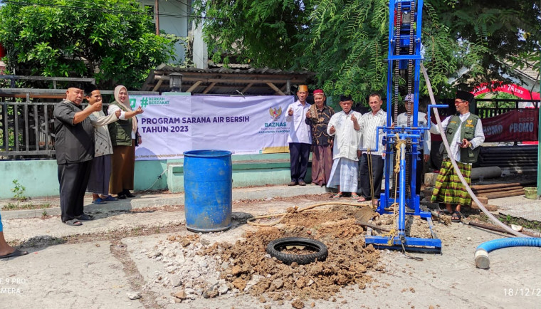 Baznas Kabupaten Tangerang Bangun Satelit Air Bersih bagi Kaum Dhuafa di 5 Kecamatan