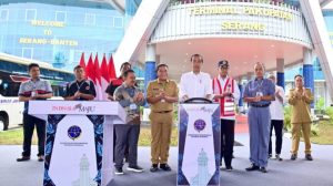 Presiden Resmikan Terminal Pakupatan Tipe A di Kota Serang