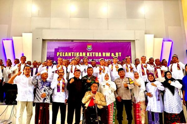 Puluhan Ketua RT dan RW di Kelurahan Sukamulya Dilantik, Tokoh Masyarakat : Banyak Sekali Perubahan Dibanding Pemimpin Yang Lalu