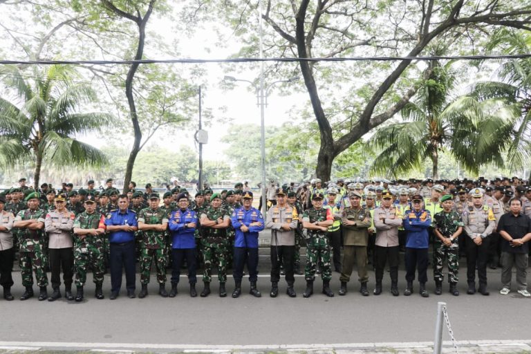 Gelar Apel Pengamanan Kedatangan Presiden di Kota Tangerang, 1.084 Personil Gabungan Disiagakan