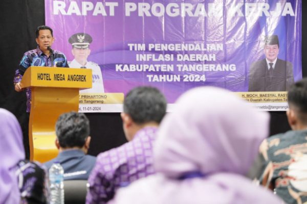 Pj Bupati Buka Rakor TPID Kabupaten Tangerang