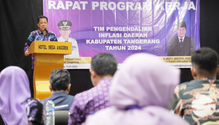 Pj Bupati Buka Rakor TPID Kabupaten Tangerang