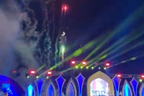 Kembang Api Warnai Langit Malam Pembukaan MTQ ke-54 Tingkat Kabupaten Tangerang