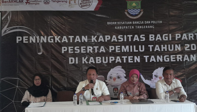 Badan Kesbangpol Kabupaten Tangerang Dorong Parpol Tingkatkan Kapasitas Saksi Pemilu 2024