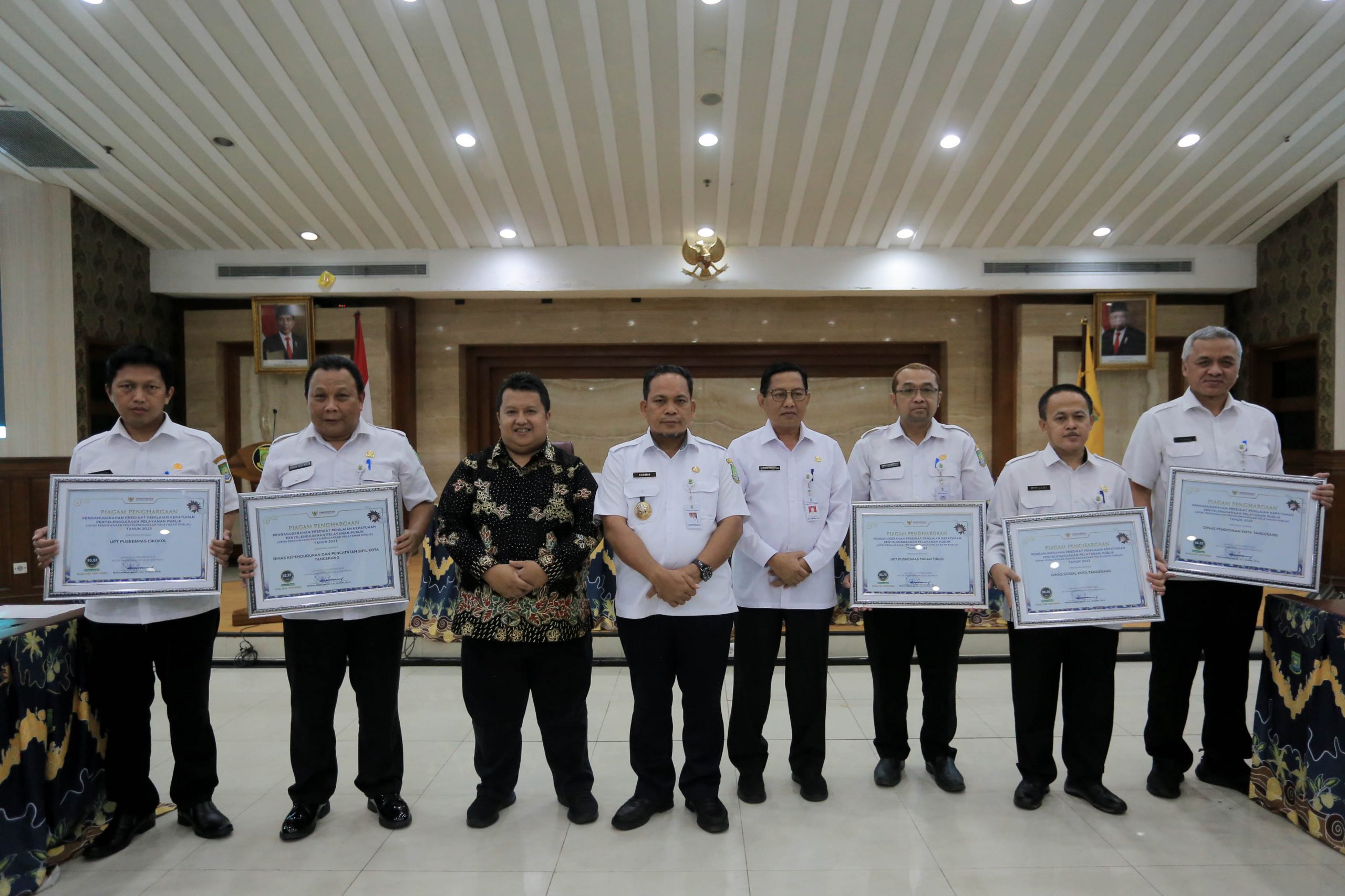 Lima Award Dari Ombudsman, Pj Wali Kota: Wujud Kolaborasi dalam Penuhi Pelayanan Publik