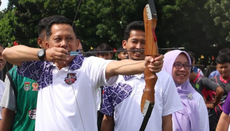 Pj Bupati Buka Kejuaraan Panahan Pelajar Kabupaten Tangerang 2024