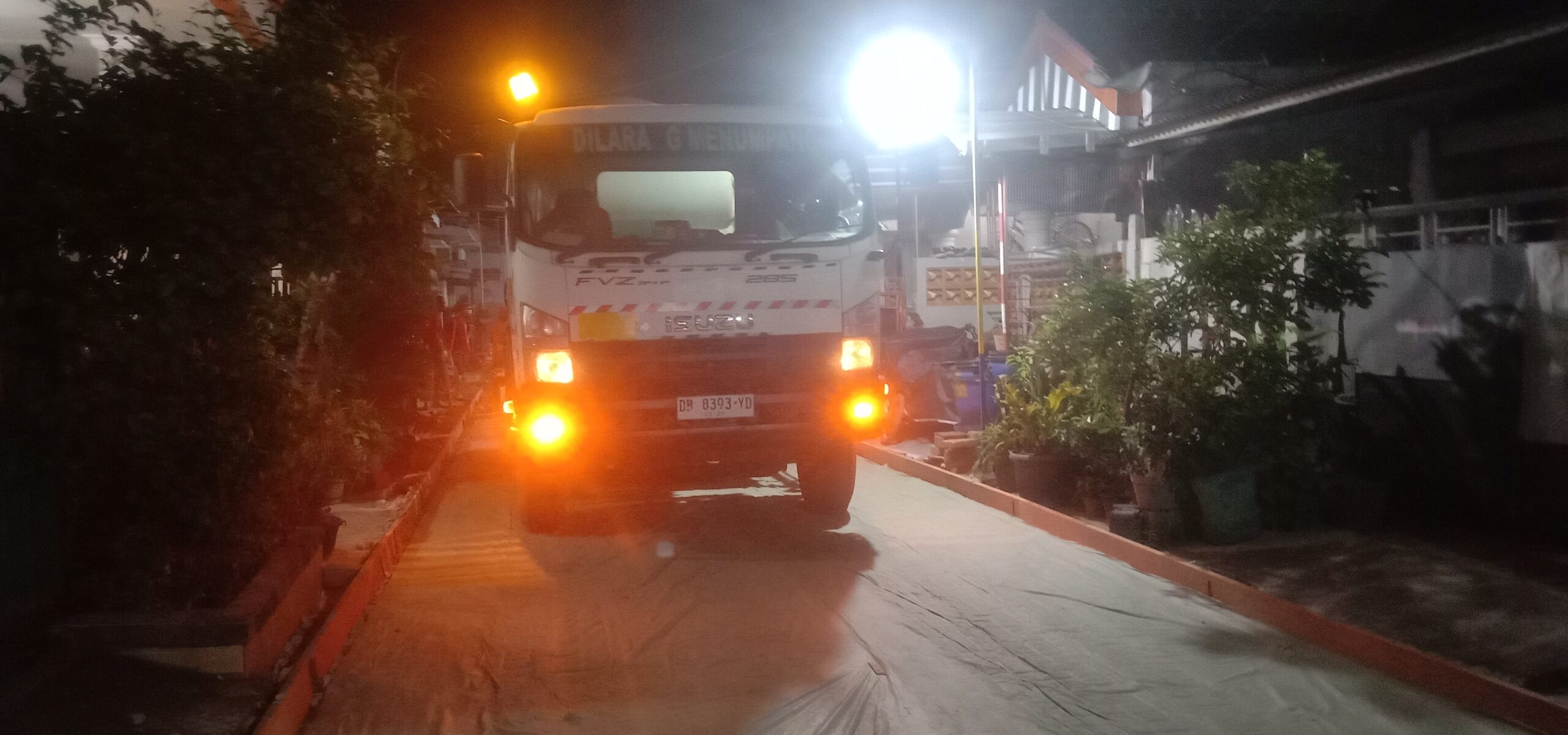 Proyek Betonisasi di Jalan Berlian Regenci II Diduga Ada Indikasi Kecurangan