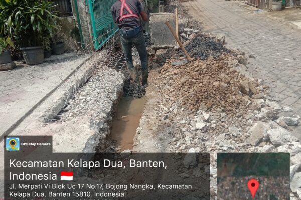 Proyek Saluran Air di Dasana Indah RW 25 Diduga Kangkangi UU KIP